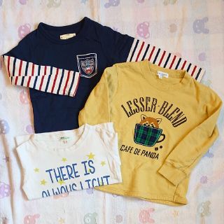 サンカンシオン(3can4on)のベビー Tシャツ ３枚セット⭐100 男の子(Tシャツ/カットソー)