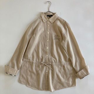 バーバリーブルーレーベル(BURBERRY BLUE LABEL)のバーバリーブルーレーベル ストライプシャツ レディースM ノバチェック 長袖(シャツ/ブラウス(長袖/七分))