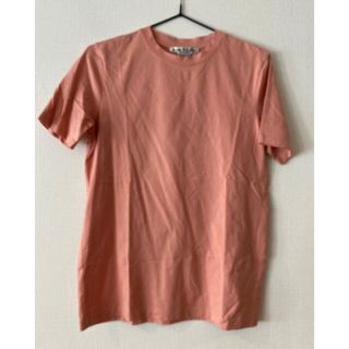 アクネストゥディオズ(Acne Studios)の短時間使用美品ACNE STUDIOS くすみピンクカットソー(Tシャツ(半袖/袖なし))