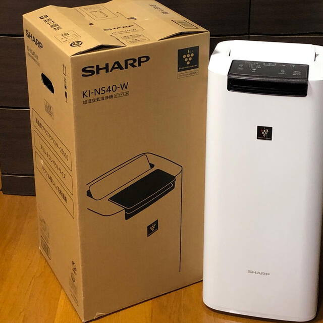 SHARP - ★シャープ加湿空気清浄機KI-NS40Wの空箱、緩衝材セット★保管・販売・発送にの通販 by ラ・メルベイユ's shop