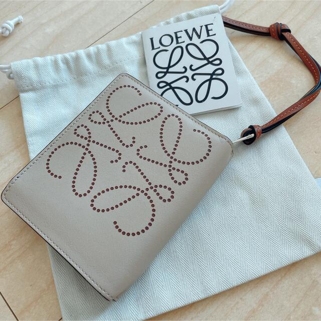 数量は多 LOEWE - ロエベ♡ブランドコンパクトジップウォレット 折り