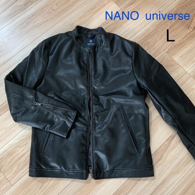 NANO universe メンズ　レザージャケット　L