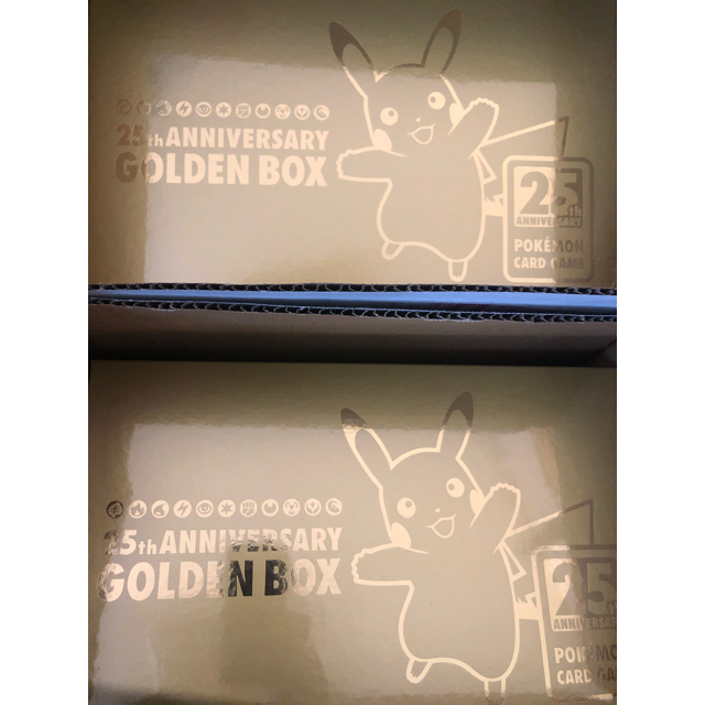 2個 ポケモンカード25th ANNIVERSARY GOLDEN BOX お得セット www