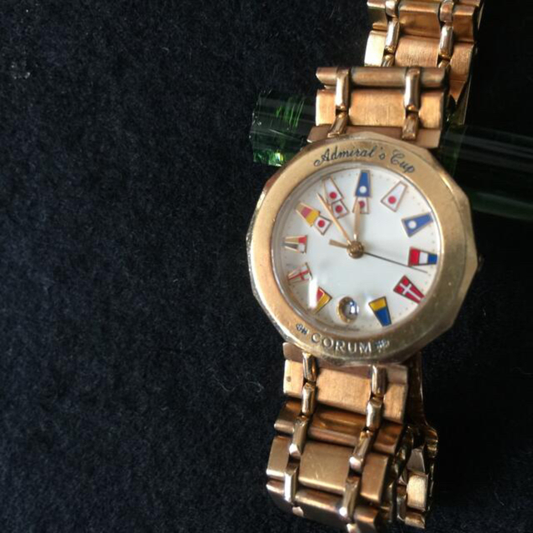 CORUM - コルム アドミラルズカップ 金無垢 1970年代 純正の通販 CORUM - コルム アドミラルズカップ 金無垢 1970年代 純正の通販