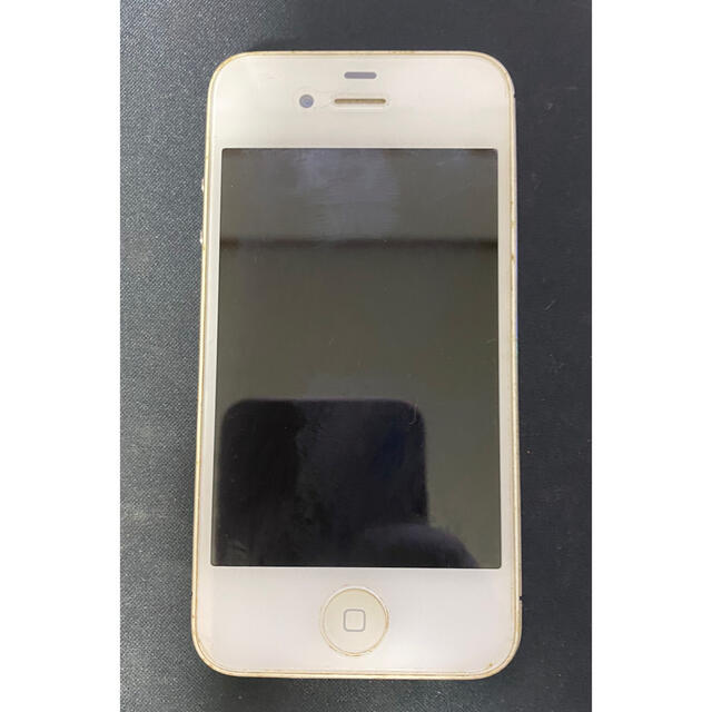 Apple(アップル)のApple iPhone4s ホワイト　ジャンク スマホ/家電/カメラのスマートフォン/携帯電話(スマートフォン本体)の商品写真