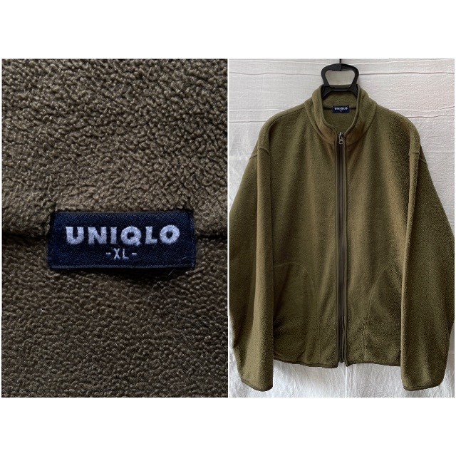 《極美品》00年 UNIQLO ユニクロ 紺タグ フルジップナイロンジャケット