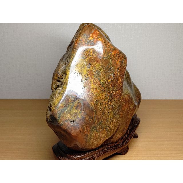五色石 4kg 嵐渓石 錦石 原石 碧玉 鑑賞石 自然石 紋石