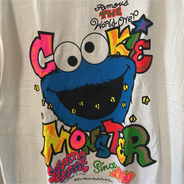 SESAME STREET(セサミストリート)の90s セサミストリート　クッキーモンスター　Tシャツ　デッドストック メンズのトップス(Tシャツ/カットソー(半袖/袖なし))の商品写真