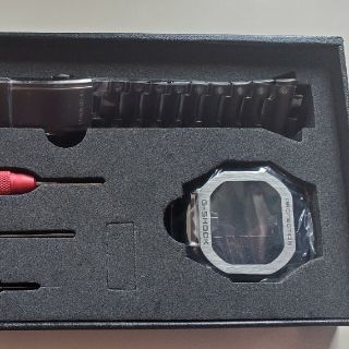 ジーショック(G-SHOCK)のGMW-B5000用メタルカスタム グレー/灰色(腕時計(デジタル))