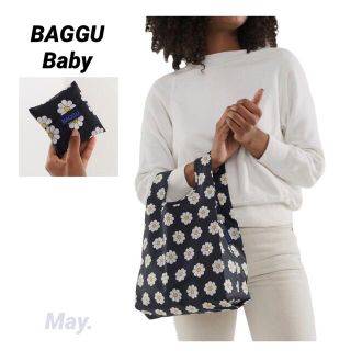 バグゥ(BAGGU)の【BAGGU】ブラック デイジー ベビー Daisy Baby バグー(エコバッグ)