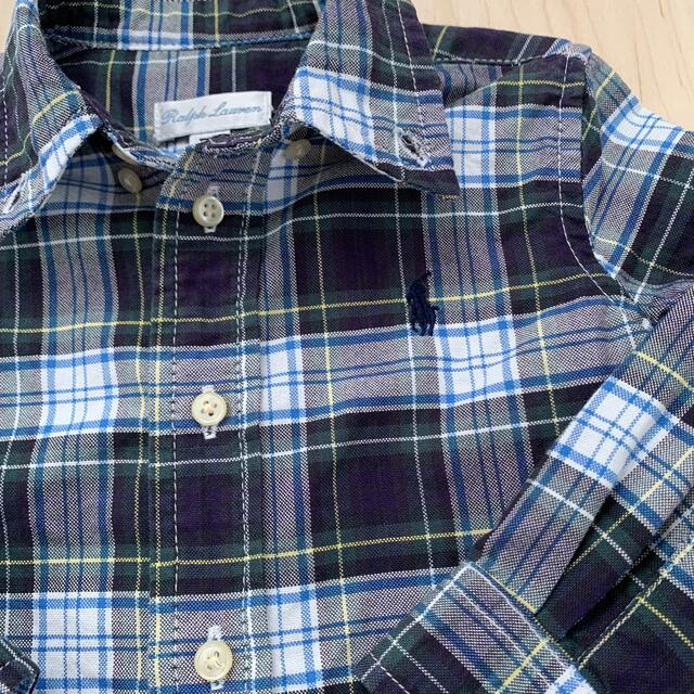 Ralph Lauren(ラルフローレン)のラルフローレン　ボタンシャツ　80 キッズ/ベビー/マタニティのベビー服(~85cm)(シャツ/カットソー)の商品写真