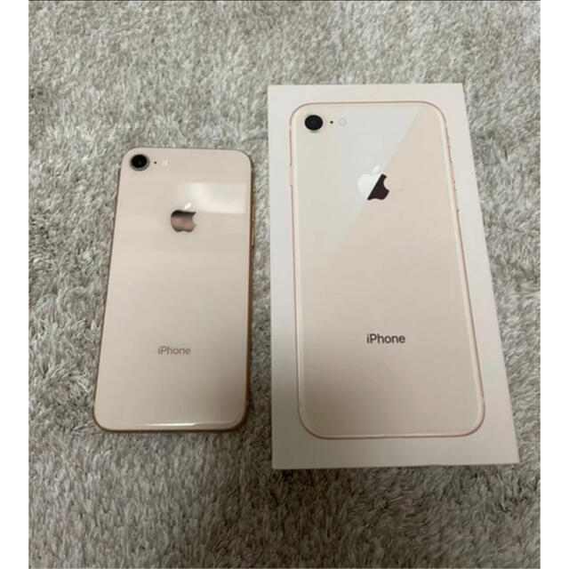 Apple(アップル)の美品　iphone8 256GB SIMフリー残債なし スマホ/家電/カメラのスマートフォン/携帯電話(スマートフォン本体)の商品写真