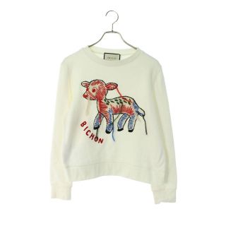 グッチ(Gucci)のグッチ 623450 XJC0F アニマル刺繍スウェット XS(トレーナー/スウェット)