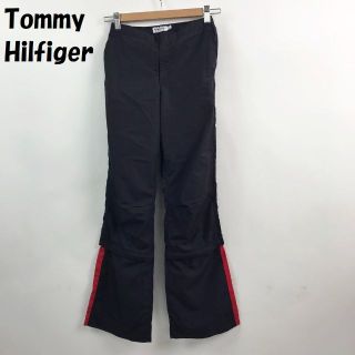 トミーヒルフィガー(TOMMY HILFIGER)の【人気】トミーヒルフィガー ナイロンパンツ ジャージ 内メッシュ S レディース(その他)