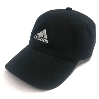 アディダス(adidas)のアディダス　キャップ【ブラック/フリーサイズ】新品！(キャップ)