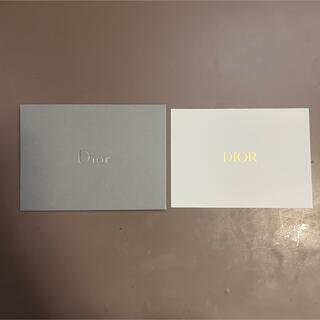 クリスチャンディオール(Christian Dior)のディオール　Dior メッセージカード(カード/レター/ラッピング)