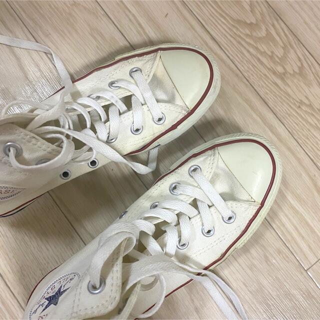 CONVERSE(コンバース)のconverse allstar コンバース スニーカー ハイカット 白ホワイト レディースの靴/シューズ(スニーカー)の商品写真