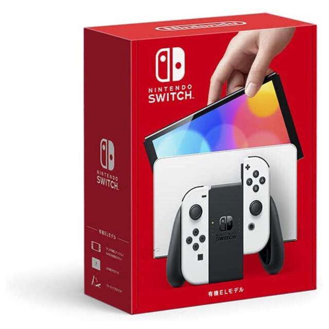 Switch(有機ELモデル) Joy-Con(L)/(R) ホワイトゲームソフト/ゲーム機本体