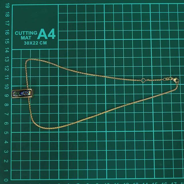 バレストラ 四宝 ネックレス ペンダント 750YG D9103