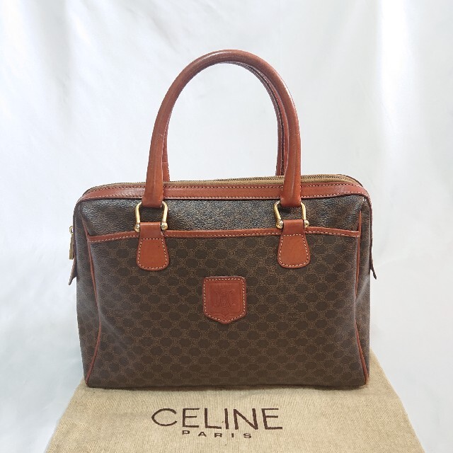 美品 CELINE マカダム柄 ハンドバッグ - www.sorbillomenu.com