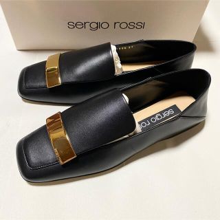 セルジオロッシ(Sergio Rossi)の新品未使用！送料込み★Sergio Rossi★SR1 スリッパ＆バレエフラット(ローファー/革靴)