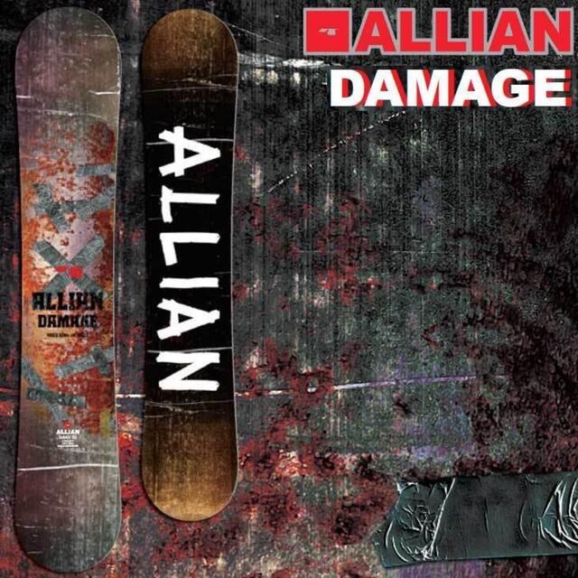 ALLIAN(アライアン)のALLIAN DAMAGE スポーツ/アウトドアのスノーボード(ボード)の商品写真