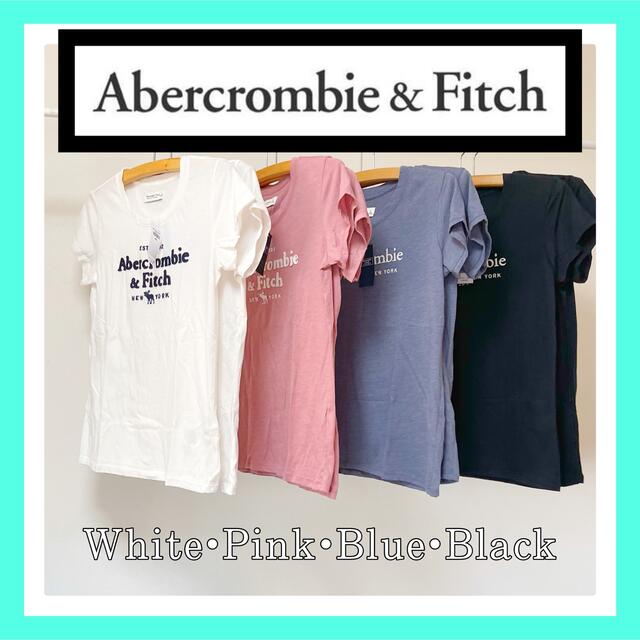 Abercrombie&Fitch(アバクロンビーアンドフィッチ)のAbercrombie &Fitch アバクロ 半袖裾　ロゴ　Tシャツ　トップス レディースのトップス(Tシャツ(半袖/袖なし))の商品写真