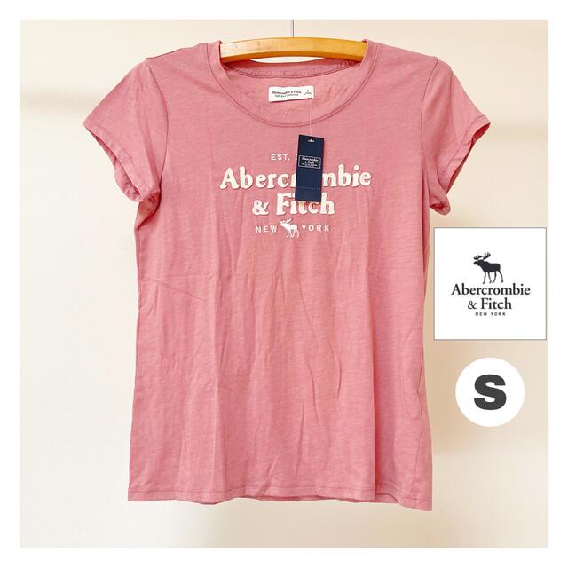 Abercrombie&Fitch(アバクロンビーアンドフィッチ)のAbercrombie &Fitch アバクロ 半袖裾　ロゴ　Tシャツ　トップス レディースのトップス(Tシャツ(半袖/袖なし))の商品写真