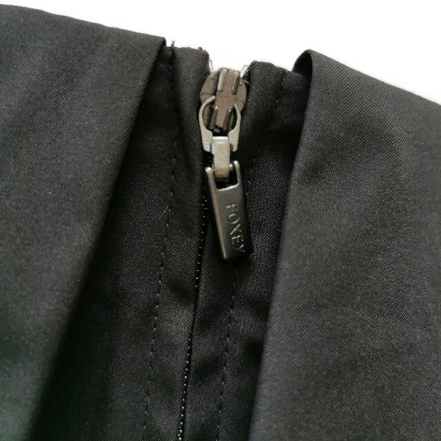 フォクシー スカート38 黒 - ひざ丈スカート
