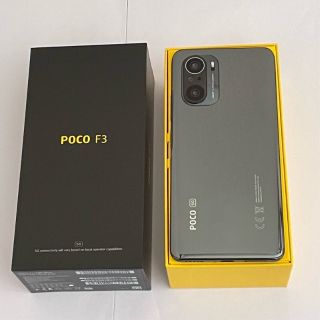 Xiaomi poco f3 6gb/128gb ブラックの通販 by K shop｜ラクマ