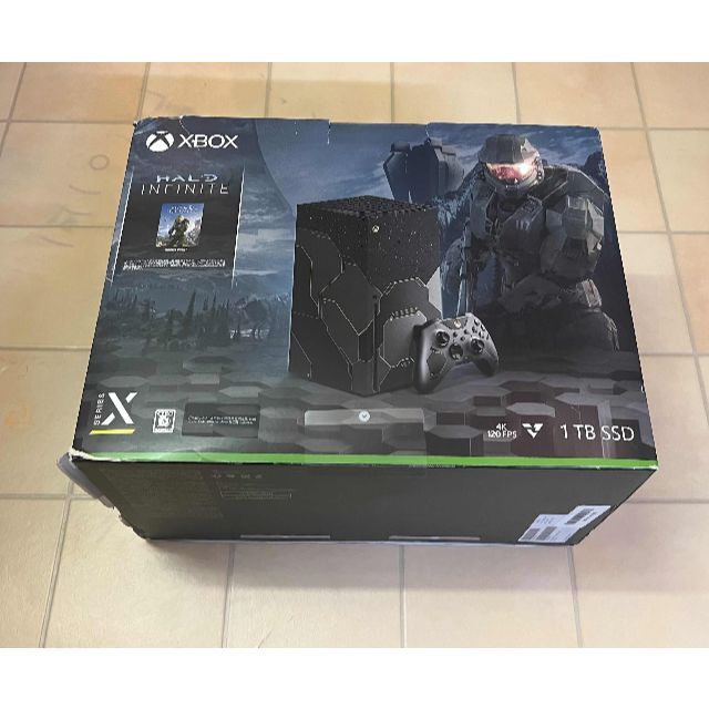 Xbox(エックスボックス)の【未開封新品】Xbox Series X Halo Infinite リミテッド エンタメ/ホビーのゲームソフト/ゲーム機本体(家庭用ゲーム機本体)の商品写真