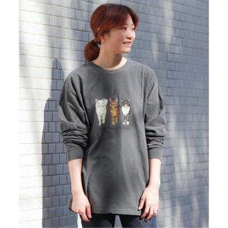 ジャーナルスタンダード(JOURNAL STANDARD)のJOURNAL STANDARD THREE CATS ロングTシャツ(カットソー(長袖/七分))