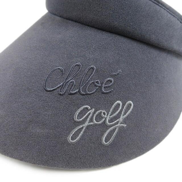 Chloe(クロエ)のクロエ CHLOE GOLF ゴルフ サンバイザー ロゴ 刺繍 キャップ 帽子 レディースの帽子(その他)の商品写真