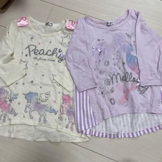 シマムラ(しまむら)の子供七分丈　size110セット(Tシャツ/カットソー)