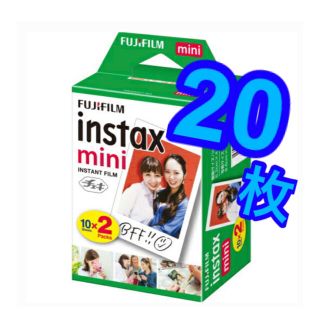 フジフイルム(富士フイルム)の【新品未使用】チェキフィルム 20枚 instax mini(フィルムカメラ)