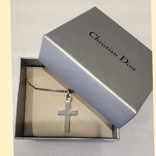 クリスチャンディオール(Christian Dior)のクリスチャン・ディオール　クロスネックレス(ネックレス)