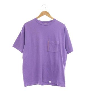 ネオンサイン Tシャツ カットソー 半袖 ポケット 44 紫 パープル /MF(Tシャツ/カットソー(半袖/袖なし))