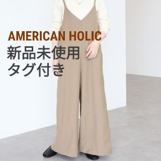 アメリカンホリック(AMERICAN HOLIC)の【新品未使用タグ付き】AMERICAN HOLIC　キャミサロペット(サロペット/オーバーオール)