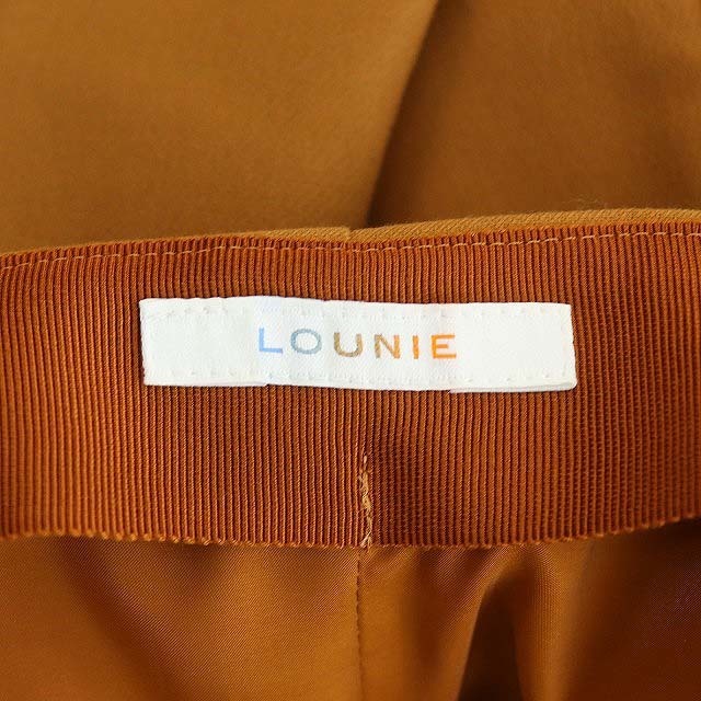 LOUNIE(ルーニィ)のルーニィ LOUNIE ペンシルスカート ロング タイト 38 茶 ブラウン レディースのスカート(ロングスカート)の商品写真