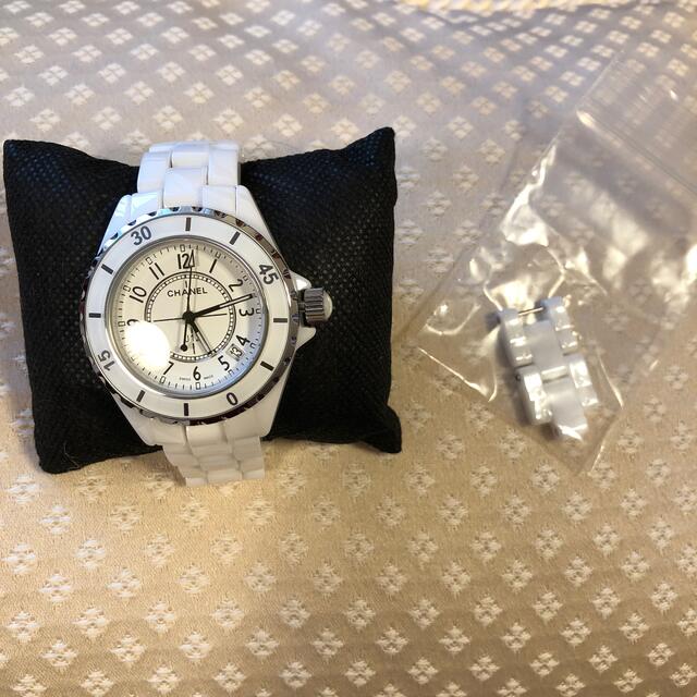 レディース腕時計　セラミックホワイト腕時計