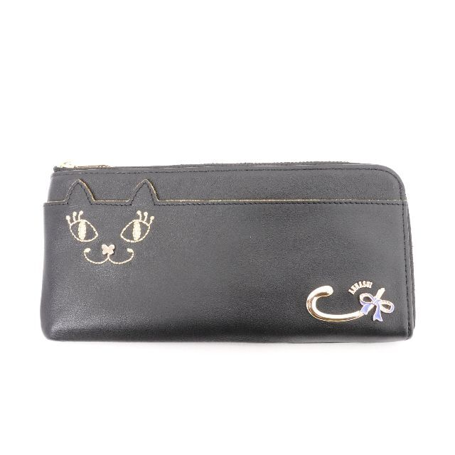 ANNA SUI - ANNA SUI アナスイ　マイティティLファスナー長財布　ブラック
