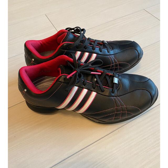 美品★adidas golf ゴルフシューズ23.5cm