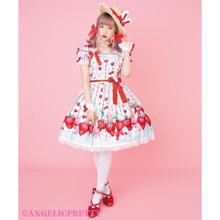 アンジェリックプリティー(Angelic Pretty)の【2点set】little bunny strawberry ワンピース (ひざ丈ワンピース)