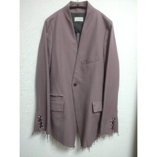 BED J.W. FORD - 【交渉可】BED j.w. FORD Lapel Less Jacket 0の通販
