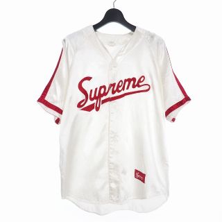 シュプリーム(Supreme)のシュプリーム SUPREME 17SS Satin Baseball Jerse(シャツ)