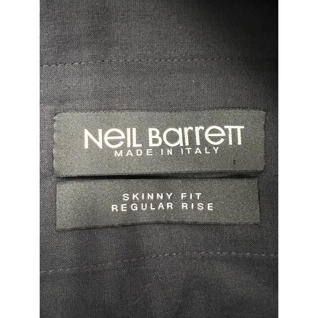 NEIL BARRETT(ニールバレット)のNeil Barrettニールバレット　ジップディテールパンツ　サイズ46 メンズのパンツ(スラックス)の商品写真