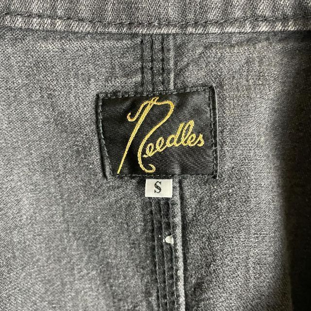 Needles(ニードルス)の【即完売モデル☆ペイント】ニードルス ノーカラージャケット 入手困難 激レア メンズのジャケット/アウター(カバーオール)の商品写真