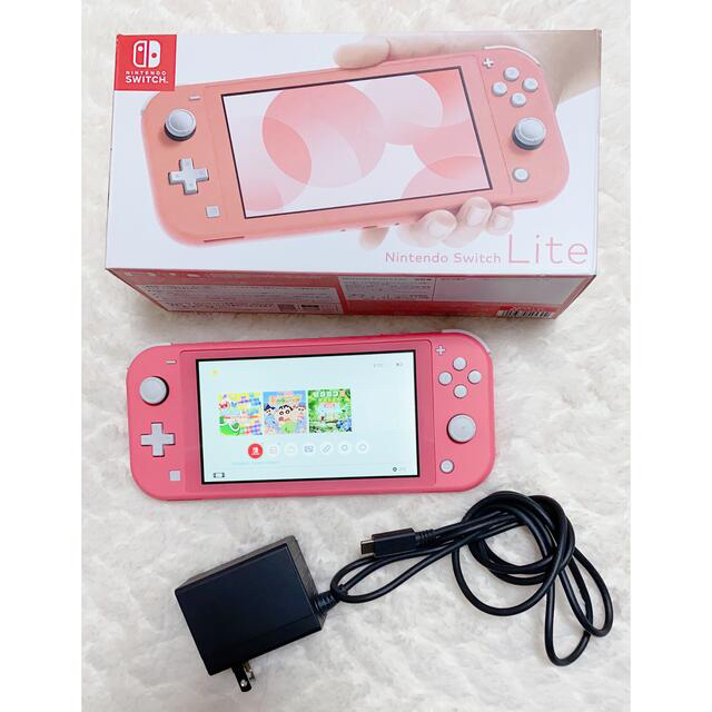 Nintendo Switch lite コーラルピンク