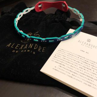 アレクサンドルドゥパリ(Alexandre de Paris)のアレクサンドルドゥパリ　カチューシャ　保証書つき(カチューシャ)