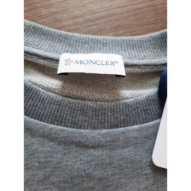 ラスト⭐22SS /新作 MONCLER ロゴトレーナー グレー 希少14A